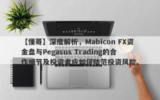 【懂哥】深度解析，Mabicon FX资金盘与Pegasus Trading的合作细节及投资者应如何防范投资风险。