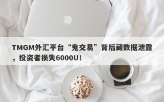 TMGM外汇平台“鬼交易”背后藏数据泄露，投资者损失6000U！