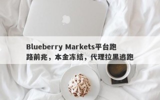 Blueberry Markets平台跑路前兆，本金冻结，代理拉黑逃跑