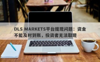 DLS MARKETS平台提现问题：资金不能及时到账，投资者无法取现