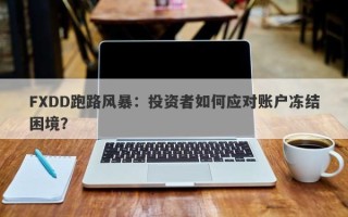 FXDD跑路风暴：投资者如何应对账户冻结困境？