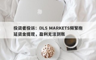 投资者投诉：DLS MARKETS频繁拖延资金提现，盈利无法到账