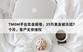 TMGM平台出金困难，29万美金被冻结7个月，客户无奈维权