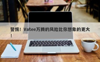 警惕！Vatee万腾的风险比你想象的更大！