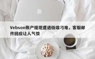 Vebson账户提现遭遇极端刁难，客服邮件回应让人气愤