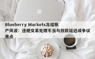 Blueberry Markets冻结账户风波：违规交易处理不当与放款延迟成争议焦点