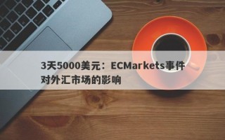 3天5000美元：ECMarkets事件对外汇市场的影响