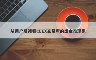 从用户反馈看CEEX交易所的出金难现象