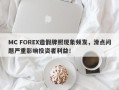 MC FOREX造假牌照现象频发，滑点问题严重影响投资者利益！