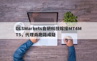 DLSMarkets自研科技嫁接MT4MT5，代理商跑路成疑