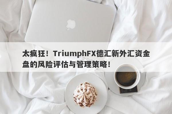 太疯狂！TriumphFX德汇新外汇资金盘的风险评估与管理策略！-第1张图片-要懂汇