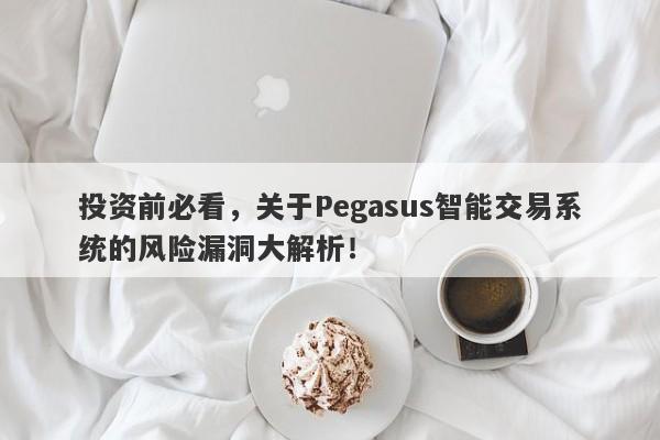 投资前必看，关于Pegasus智能交易系统的风险漏洞大解析！-第1张图片-要懂汇