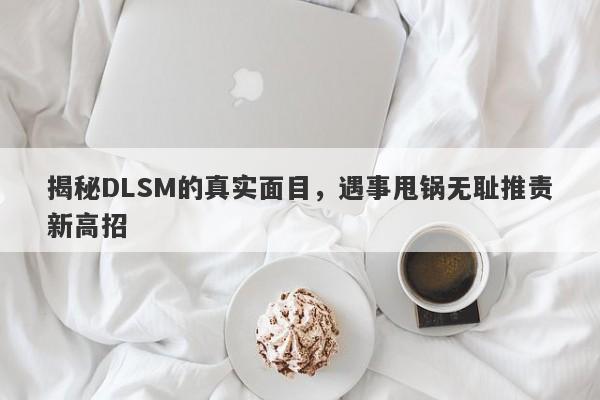 揭秘DLSM的真实面目，遇事甩锅无耻推责新高招-第1张图片-要懂汇