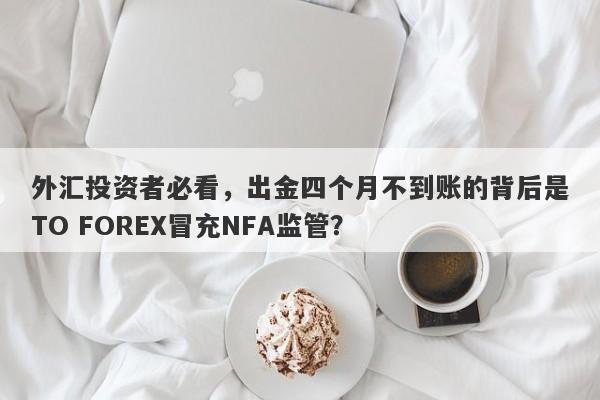 外汇投资者必看，出金四个月不到账的背后是TO FOREX冒充NFA监管？-第1张图片-要懂汇