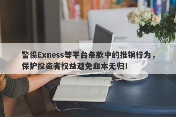 警惕Exness等平台条款中的推锅行为，保护投资者权益避免血本无归！-第1张图片-要懂汇