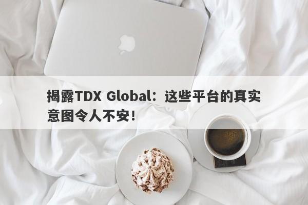 揭露TDX Global：这些平台的真实意图令人不安！-第1张图片-要懂汇