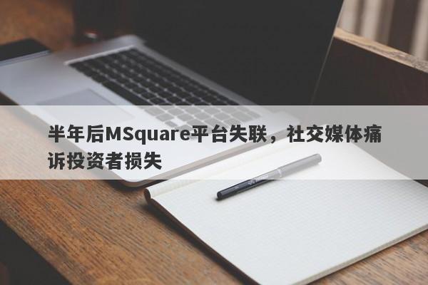 半年后MSquare平台失联，社交媒体痛诉投资者损失-第1张图片-要懂汇